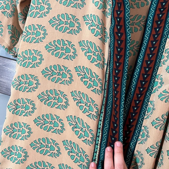 Darn Good Yarn Long-Line Open Front Duster NWOT - Picture 9 of 12